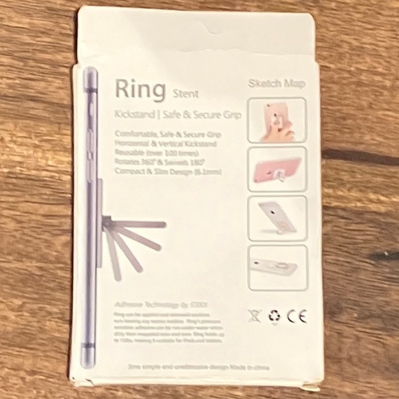 Phone Ring, iPad, Tablet Holder Kickstand GOLD with Crystals - NWOT - Picture 5 of 5